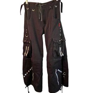 Vintage Tripp NYC Man Wide Leg Goth Convertible Cargo Pants